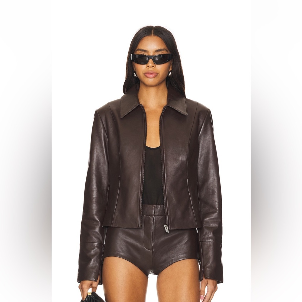 LAMARQUE NWT Oceana buttery leather jacket 🤍🤎